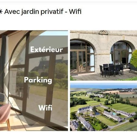 Appartement Lumineux Et Cosy Avec Jardin Vue Sur Chateau Pres Port En Bessin, Bayeux Et Omaha Beach Commes Buitenkant foto